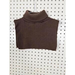 Vintage Eaton Brown Acrylic Turtleneck Dickey